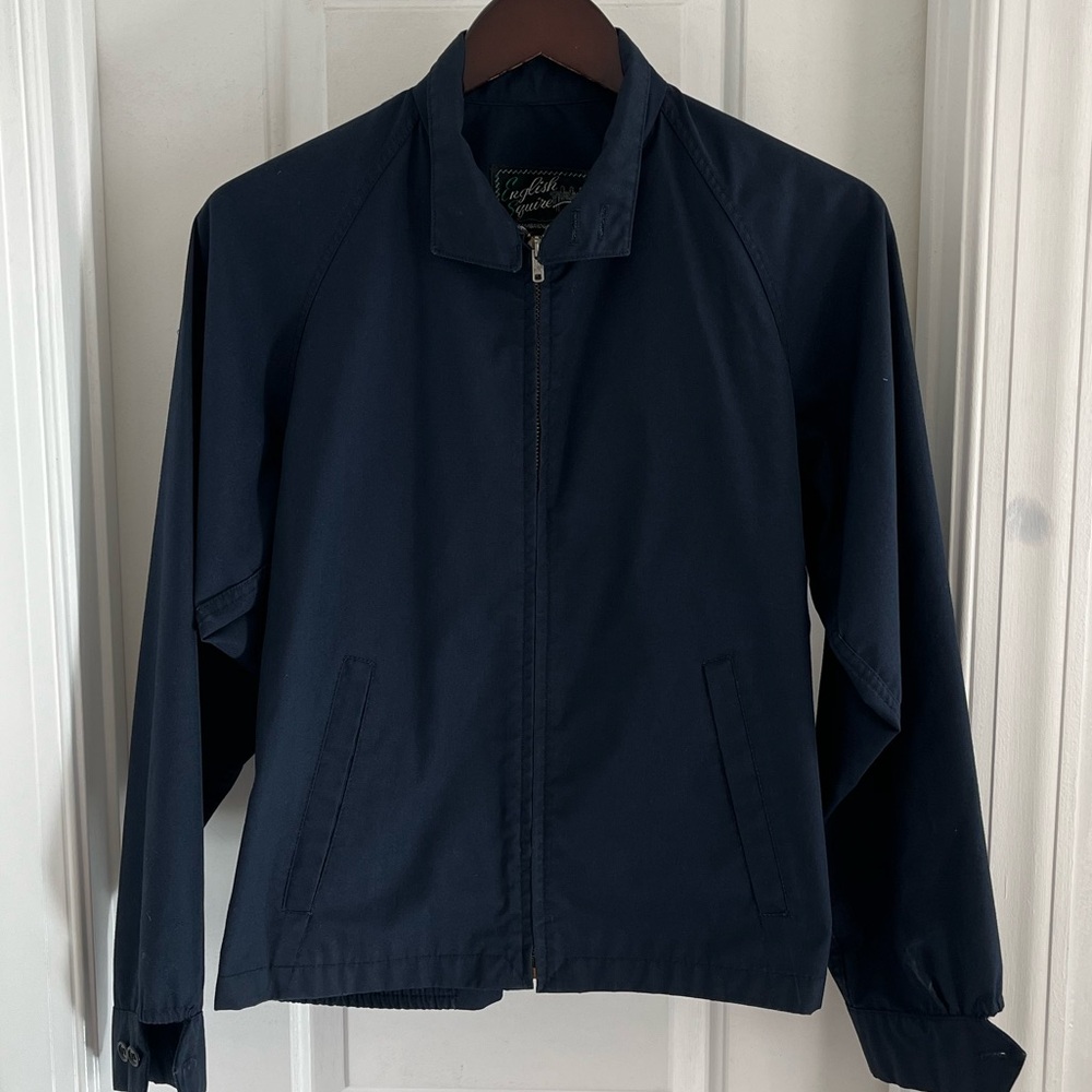 Vintage Cambridge Original Service Bomber Jacket‎ Navy Made in USA Sz 38